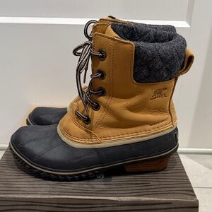 Sorel Elk and Black Winter Boots